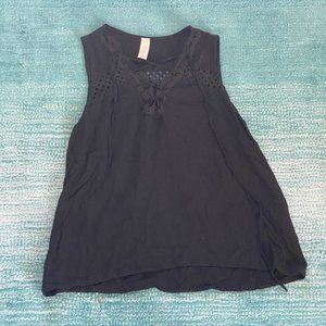 Mahina Black Tank Top